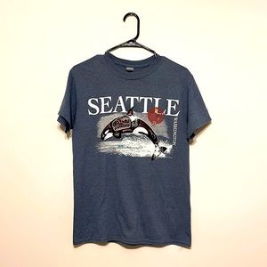 Seattle Washington Haida Whale Spirit T-Shirt Unisex M
